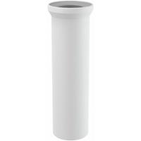 ALCAPLAST WC-Anschluß Anschlussstutzen Länge 40 cm Abfluß weiß weiss WC-Abfluß Abflussrohr WC Verbindung für Toilette