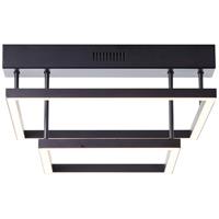 Brilliant RANUT LED Deckenleuchte 35 cm Metall / Kunststoff Schwarz 2-Flammig, G99493/06 - 