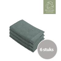 Walra Remade Cotton Gastendoekje 30 x 50 cm 550 gram Donker Groen - 6 stuks