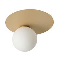 Euluna Plafondlamp Firn, rond, 1-lamp, goud