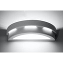 LEDKIA Sollux - 1 Light Ceramic Flush Wandleuchte Weiß, E27