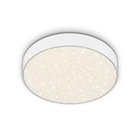 Briloner LED plafondlamp Flame Star, Ø 21,2 cm, wit