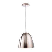 Deko-Light Hängeleuchte Bell als Halboval in Silber