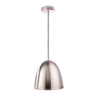 Deko-Light Hanglamp Bell als halfovaal in zilver