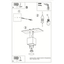 SOLLUX QUAD - 1 Lichtoberflächenmontiertes Downlight Weiß, GU10 - 
