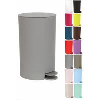 Msv Kleine Badkamer/toilet Pedaalemmer - Saffraan Geel - 3l - 15x27 Cm