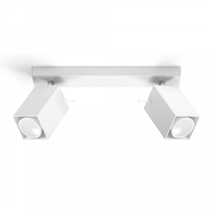 SOLLUX MERIDA - 2 Light Spotlight Bar Weiß, GU10 - 