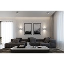 Sollux - SL.0489 Deckenleuchte quad Beton l: 10, b: 10, h: 10, Fassung GU10, dimmbar
