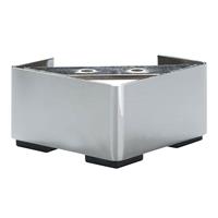 Furniture Legs Europe Chromen vierkanten meubelpoot 6,5 cm