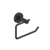 Fortifura Calvi Toiletrolhouder - zonder klep - rond - Mat Zwart SW639933