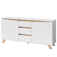 byLIVING Sideboard »Valentin«, Breite 160 oder 180 cm, in matt weiß