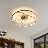 Lindby Kateryna LED-Deckenleuchte nickel