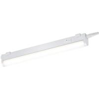 BES LED Led Wandlamp - Wandverlichting - Trion Noram - 4w - Warm Wit 3000k - Rechthoek at Wit - Kunststof