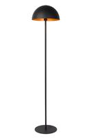 SIEMON Vloerlamp-Zwart-Ø35-1xE27-40W-Staal