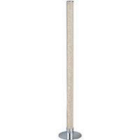 BES LED Led Vloerlamp - Trion Lagia - 10w - Warm Wit 3000k - Rgbw - Rond at Chroom - Aluminium