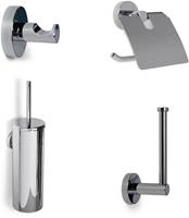 Blue Label Vida toilet accessoires set - chroom