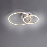 Leuchten Direkt LED plafondlamp Ivanka, twee cirkels
