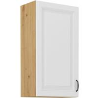 KÜCHEN PREISBOMBE Hängeschrank 50-90 cm Stilo Weiss + Eiche Artisan Küchenzeile Küchenblock Küche