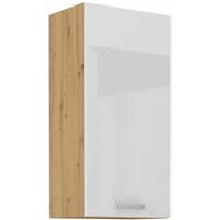 KÜCHEN PREISBOMBE Hängeschrank 50-90 cm Eiche Artisan Weiß Hochglanz Küchenzeile Küchenblock Küche