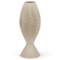 Tagwerk Tafellamp Koral van biomateriaal, linen, 33 cm