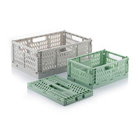 Set Van 3 Opvouwbare En Stapelbare Opbergkratten Boxtor InnovaGoods