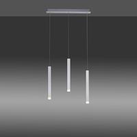 Leuchten Direkt LED hanglamp Bruno, 3-lamps, aluminium