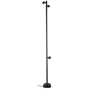 FARO BARCELONA Faro BROT - Integrierte LED Stehleuchte Multi Arm Schwarz, 2700K