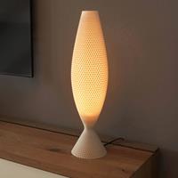 Tagwerk Tafellamp diamant van biomateriaal, linen, 65 cm