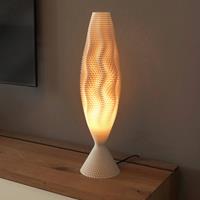 Tagwerk Tafellamp Koral van biomateriaal, linen, 65 cm