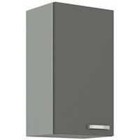 KÜCHEN PREISBOMBE Küchen Hängeschrank 45 Hochglanz Grau Küchenzeile Küchenblock Küche Grey Bianca