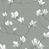 LAURA ASHLEY Vliestapete "Magnolia Grove", gemustert