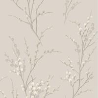 Laura Ashley Pussy Willow Dove Grau Vliestapete - 10mx52cm