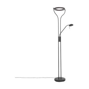 QAZQA LED Vloerlamp divo - Zwart - Modern - L 640mm