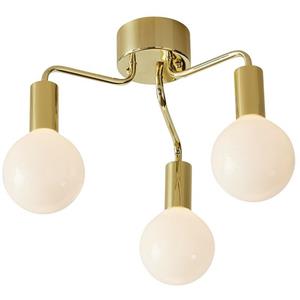 MARKSLOJD LIGHTING Markslojd HISTORY - 3 Leichte Innendeckenleuchte Messing, E27, G9