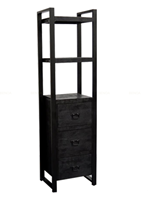 MD Interior Noir kolomkast 55x40x200cm zwart