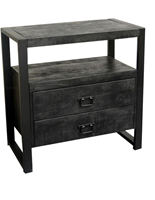 MD Interior Noir badmeubel 80cm zonder kraangaten zwart