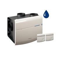 Orcon smartline MVS-15 woonhuisventilator met vochtsensor CO2 bedieningssensor en CO2 ruimtesensor en bediening 21140030