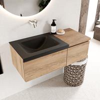 Mondiaz Bukla badmeubel links 100 washed oak en urban