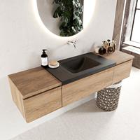 Mondiaz Bukla badmeubel 160 washed oak en urban