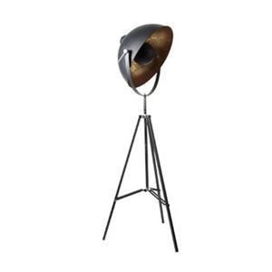 By Rydéns Staande lamp Captain mat zwart 160cm 2826250-4000