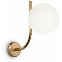 Maytoni Rendez-vous wandlamp, witte glazen kap