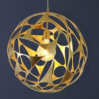HollÃnder Hanglamp Talismano, ijzer goud