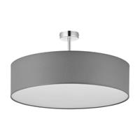 Euluna Plafondlamp Rondo met afstand, grijs Ã 60cm
