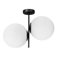 Sforzin Plafondlamp Jugen zwart 2-lamps verticaal