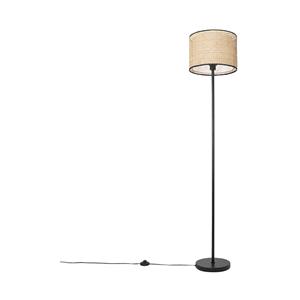 QAZQA Vloerlamp kata - Naturel - Landelijk - D 35cm