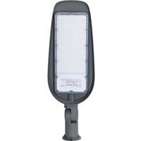 BES LED Led Straatlamp - Aigi Animo - 200w - Helder/koud Wit 6500k - Waterdicht Ip65 at Grijs - Aluminium