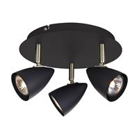 Markslöjd Deckenlampe Ciro mit verstellbaren Spots, schwarz