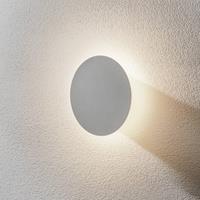 Escale Blade LED wandlamp, mat wit, Ã 18 cm