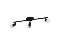 EGLO BUZZ LED SPOTSKINNE 3L SORT