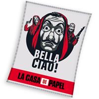 La Casa De Papel Fleece Deken Bella Ciao - 150 X 200 Cm - Polyester